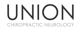 Union Chiropractic Neurology sidebar logo, it is black and grey.